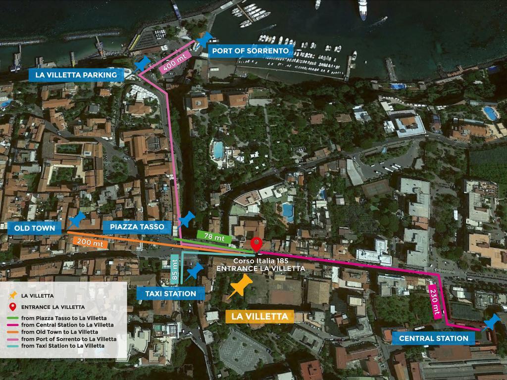 La Villetta Sorrento Exteriör bild